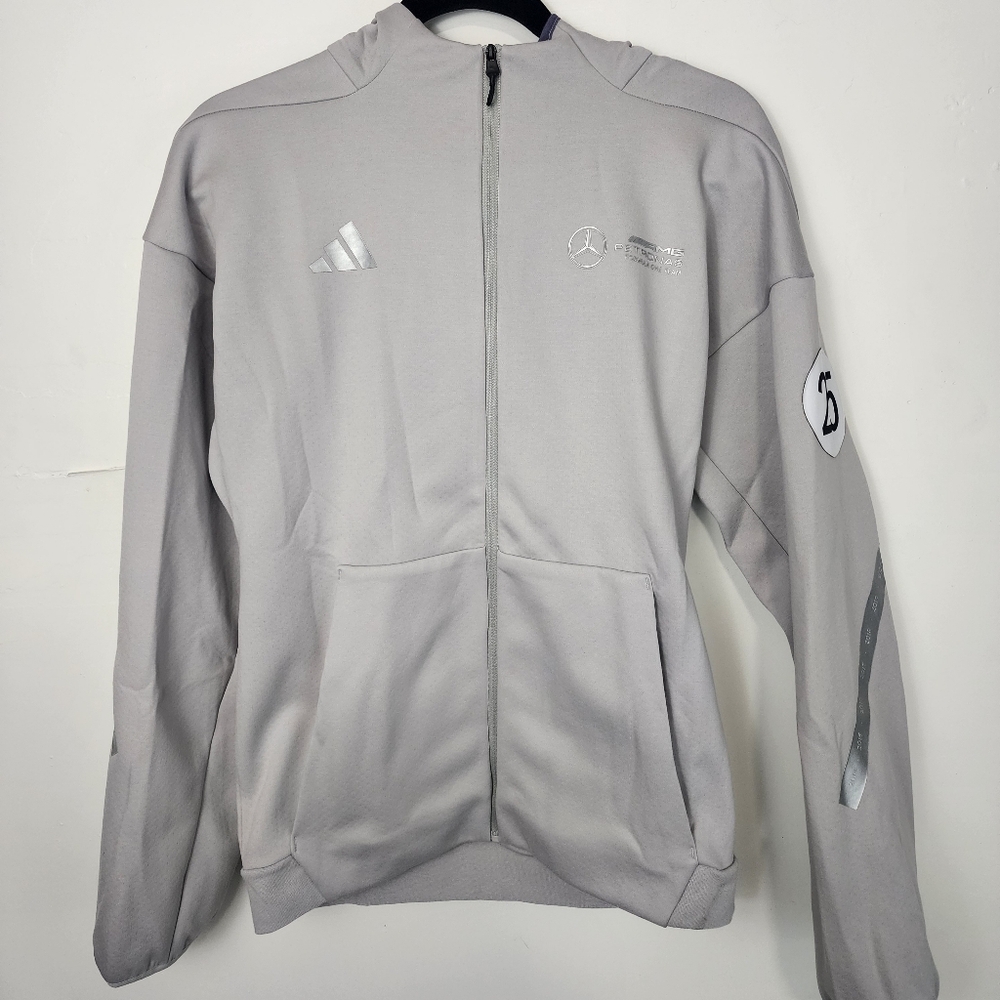 Adidas Mercedes AMG Petronas F1 Formula One Team Silver Arrows Zip Up Jacket XL